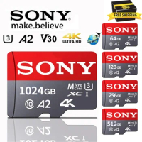 SONY 1TB Ultra Micro TF micro sd card 4K 512GB 256GB 32GB Mini Flash Sd Card 128GB High Speed SD Card For Phone/PC/Desktop/Mac