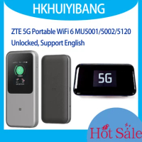 ZTE 5G Pocket WiFi 6 Pro Max U50 Pro MU5001 MU5002 MU5120 Dual Band 10000mAh 5G 4G Hotspot Sim Card LTE Cat22 Mobile WiFi Router
