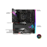 ROG Crosshair VIII Extreme AMD AM4 X570S EATX Gaming Motherboard (PCIe 4.0 Passive PCH Heatsink 18+2 Power Stages 5 x M.2 Slots)