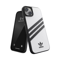 Adidas Mobile Case Casing iPhone 14 Plus Adidas Samba 3 Stripes Moulded TPU Soft Case - White Black