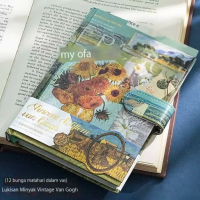 Ancient Van Gogh Style Notebook (with Buckle Cover)