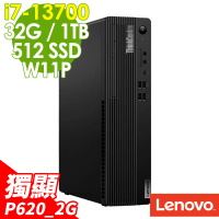 【Lenovo】i7 P620十六核電腦(M70s/i7-13700/32G/1TB HDD+512G SSD/P620-2G/W11P)