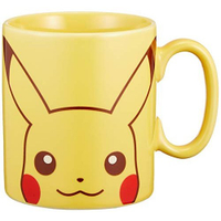 小禮堂 神奇寶貝Pokémon 皮卡丘 日製陶瓷馬克杯《黃.大臉》咖啡杯.茶杯.金正陶器
