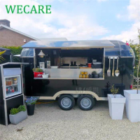 Wecare Snack Food Trailer Moving Dining Car Trailer Street Food Cart Foodtruck with EEC