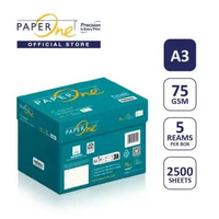 PaperOne Kertas A3 75gr Copier 1 Box (2500 lembar) Kertas HVS White