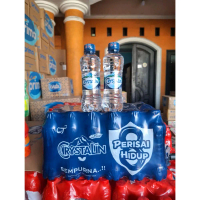 Crystalin Crystalline Air Mineral 330ml Botol Minuman Air Mineral Segar Sumber Alami Ready Stock Dus