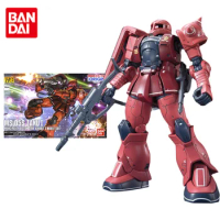 Bandai Gundam Model Kit Anime Figure HG GTO 013 1/144 MS-05S Zaku Genuine Gunpla Model Action Toy Figure Toys for Children