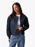 Calvin Klein Calvin Klein - Padded Nylon Bomber Jacket - Navy - navy