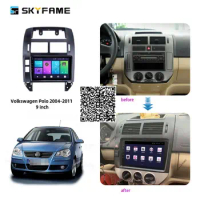 SKYFAME Car Radio Stereo For VW Polo 2004-2011 Accessories Android Multimedia System DSP GPS Navigation Player