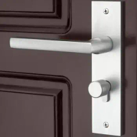 European Style Door Handle Lock for Indoor Bedroom Living Room Mechanical Door Pull Lock Home Security Lockset