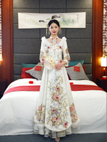 秀禾服新款新娘中式結婚禮服龍鳳褂嫁衣高級顯瘦敬酒服秀和服