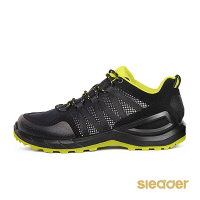 【sleader】動態防水輕量安全戶外休閒男鞋-SD205(黑綠)
