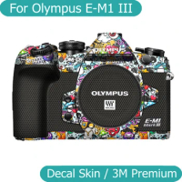 E-M1 III Decal Skin Vinyl Wrap Film Camera Body Protective Sticker For Olympus OM-D EM1 Mark3 MarkIII Mark 3 M3 E-M1III E-M1M3