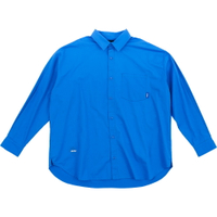 【滿額現折300】NCAA 長袖 寶藍 長版 寬鬆 牛津 襯衫 外套 中性 7325147782