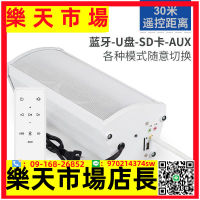 ~音柱 音箱 喇叭門口插卡掛墻廣告喇叭藍牙室外防水有源音柱壁掛式無線音響店鋪專用商場U盤戶外公共廣播