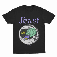 Tshirt Band FEAST - BRAINDEAD Cotton combad 24s Tebal tebal baju distro kaos pria wanita katun lembu