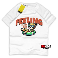 Superzie Baju kaos anak Karakter ANIMALS koala rubah jerapah dan macan tutul Lengan pendek 3dimensi 