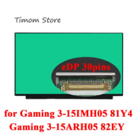 for Ideapad Gaming 3-15IMH05 81Y4 Laptop LCD Screen Without Screw Hole FHD eDP 30pin Matrix Lenovo I