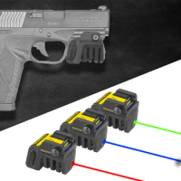 Tactical Green/Red/Blue Rechargeable Pistol Laser Sight For Taurus G2C Glock 19 Mini Hunting GunAccessories For g2c Taurus LS-L8