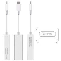 亞馬遜爆款 適用蘋果筆記本電源適配器MagSafe2/1轉 Type-C轉換器【Snowbelle優選】