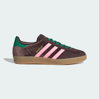 【adidas 愛迪達】休閒鞋 女鞋 運動鞋 GAZELLE INDOOR W 咖啡粉 JI2714