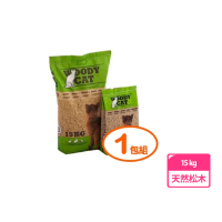 【WOODYCAT 美克斯】松木砂-15kg(崩解式貓砂)
