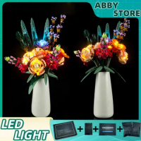 DIY LED Light Kit For LEGO 10280 Flower Bouquet (Only LED Light,Without Blocks Model)