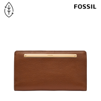 FOSSIL Liza  輕巧型真皮零錢袋長夾-咖啡色 SL7891G200