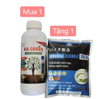 Phân bón sinh học KA GREEN (Tặng  Xanh 365 1kg) dạng Gel bổ sung vi sinh, kích rễ, đi đọt nhanh, xan