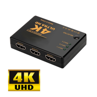 LineQ 標準4K2K HDMI 3進1出切換器(UH-7593) (本產品不包含遙控器)