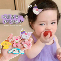 New baby magic tape hair clips, non-damaging hair clips for infants, fringe clips for children, girl