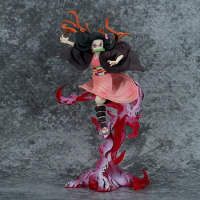 23cm Demon Slayer Action Figure Anime Girls Kamado Nezuko Model Statues Toys New Peripherals Dolls Figurine Room Decoration