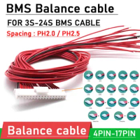 4PIN-18PIN Balance cable Lithium battery protection board Balancer wire 4S 6S 7S 8S 10S 13S 14S 16S BMS 5P 8P 9P 11P 14P 15 PIN