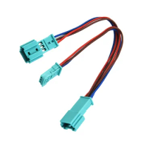 Auto LED Y Cable Blue 19cm 3 Pin 7.5in Adapter Ambient Light Car Cupholder For BMW F30 F31 F80 M3 Parts 1x Accessories New