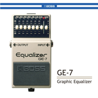 【非凡樂器】BOSS GE-7等化效果器 Equalizer 等化微調器/可完美地擔任獨奏用的＂boost＂踏板
