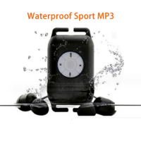 Sport Waterproof MP3 Player With Earphone FM Mp3 For Surfing Wearing Type Earphone Clip Mp3 Player