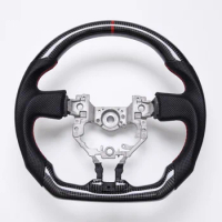 Real Carbon Fiber Steering Wheel Alcantara For Toyota 86 /Subaru BRZ 2012-2016