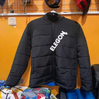 Jaket Gelembung Winter Dacron - Jaket Puffer Dakron Ultralight - Jaket Kembung Pendaki Hiking hitam7