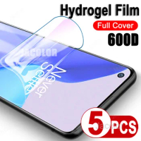 5PCS Hydrogel Safety Film For Oneplus 9 Pro 9R Soft Protective Film On For Oneplus 9 One Plus 9Pro 9r Soft Gel Film Not Glass