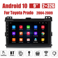 Android 10 For Toyota Land Cruiser Prado 120 2004 - 2009 Car Radio Multimedia Video Player Navigation GPS No 2din 2 din