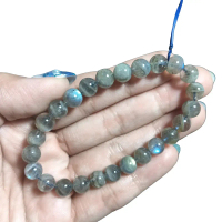 gelang  crystal Labradorite size 8 mm