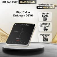 Bếp Từ Đơn Daikiosan DB101 Công Suất Đến 2000W, 10 Mức Điều Chỉnh Công Suất Và Nhiệt Độ