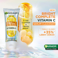 GARNIER Bright Complete Serum Cleanser 100ml - Single Twipack ISI 2 - Sabun Pencuci Wajah Brightenin