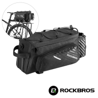《ROCKBROS洛克兄弟》自行車貨架包 9L-13L 馬鞍包/置物/收納包/單車/環島/自助旅行/RB-A9-BK