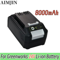 24V 8000mAh For Greenworks Lithium Ion Battery (For Greenworks cordless tools Battery) The original product is 100% brand new