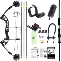 Archery Bowfishing Bow Kits - Professional Powerful 30-60 Lbs Compound Bow for Bow Fishing with Full Bowfishing Gears