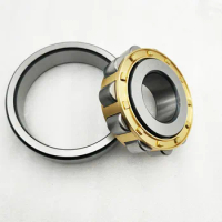 SHLNZB Bearing 1Pcs N219 N219E N219M N219EM N219ECM C3 95*170*32mm Brass Cage Cylindrical Roller Bearings