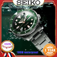 Original SEIKO 5 Mechanical Watches For Men Sport Watche Automatic 10Bar Waterproof Wisdom Luminous Rotating Bezel Wristwatch