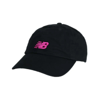 【NEW BALANCE】NB 帽子 遮陽帽 運動帽 復古棒球帽 男女 中性款 黑紫(LAH91014BM-F)