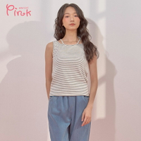 Pink* 小性感挖肩外穿內搭羅紋背心 Y1303AQ